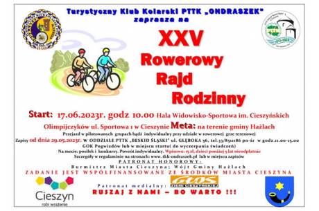 XXV Cieszyński Rodzinny Rajd Rowerowy